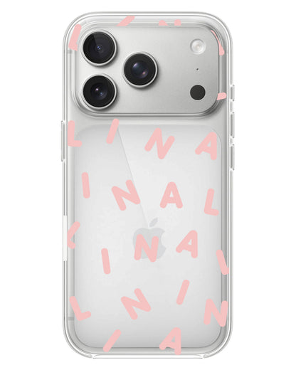 iPhone Rearguard Hybrid - CUSTOM MONOGRAM 2.0 Rosewater