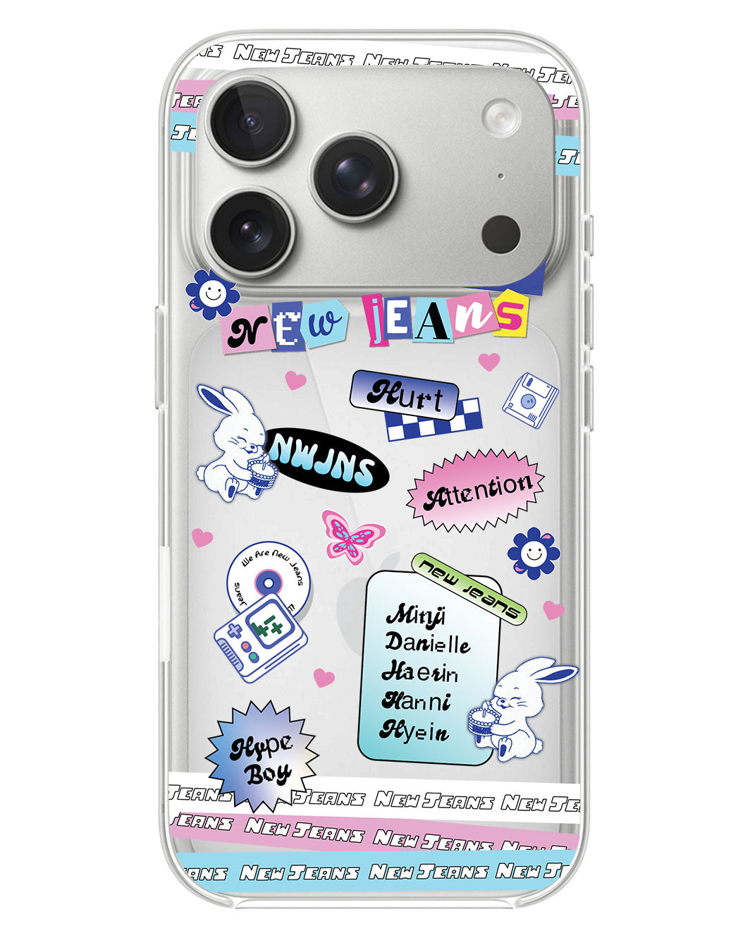 iPhone Rearguard Hybrid - NEW JEANS Sticker Pack