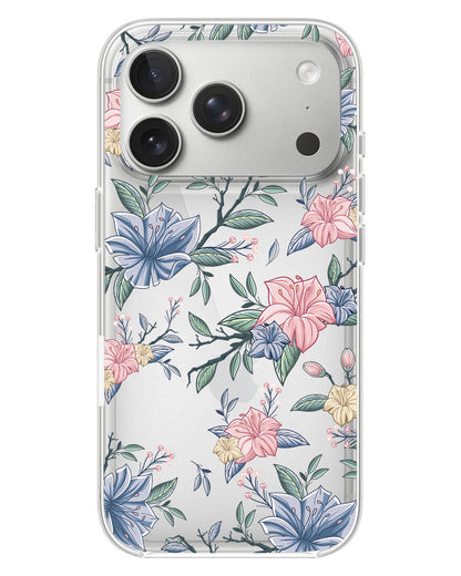 iPhone Rearguard Hybrid - Pink & Blue Florals