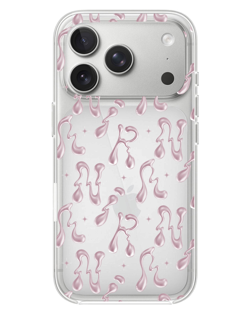 iPhone Rearguard Hybrid - Pink Chrome Monogram 2.0