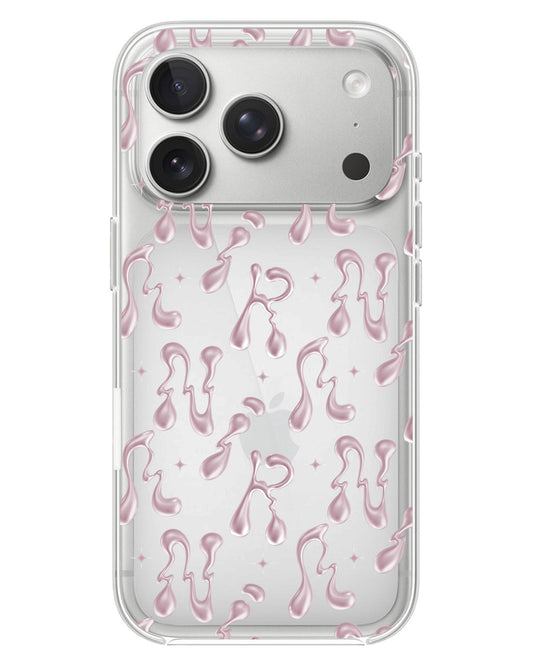 iPhone Rearguard Hybrid - Pink Chrome Monogram 2.0