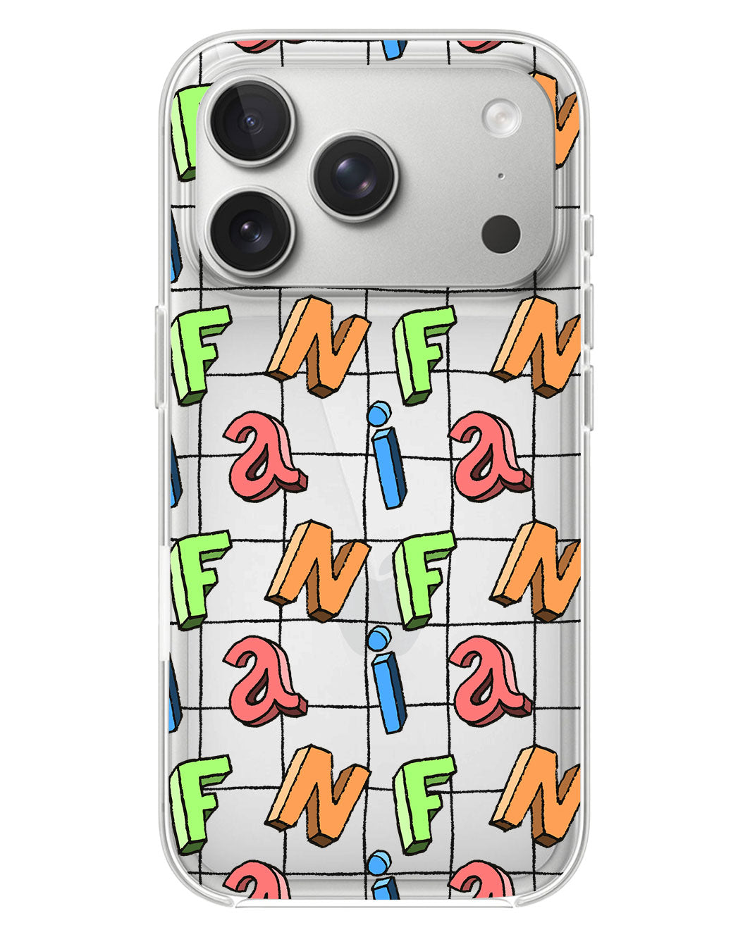 iPhone Rearguard Hybrid - CUSTOM MONOGRAM 3.0 Playful