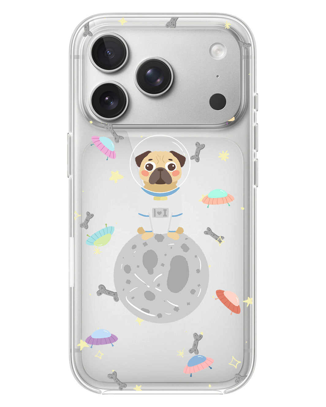 iPhone Rearguard Hybrid - Pugstronaut
