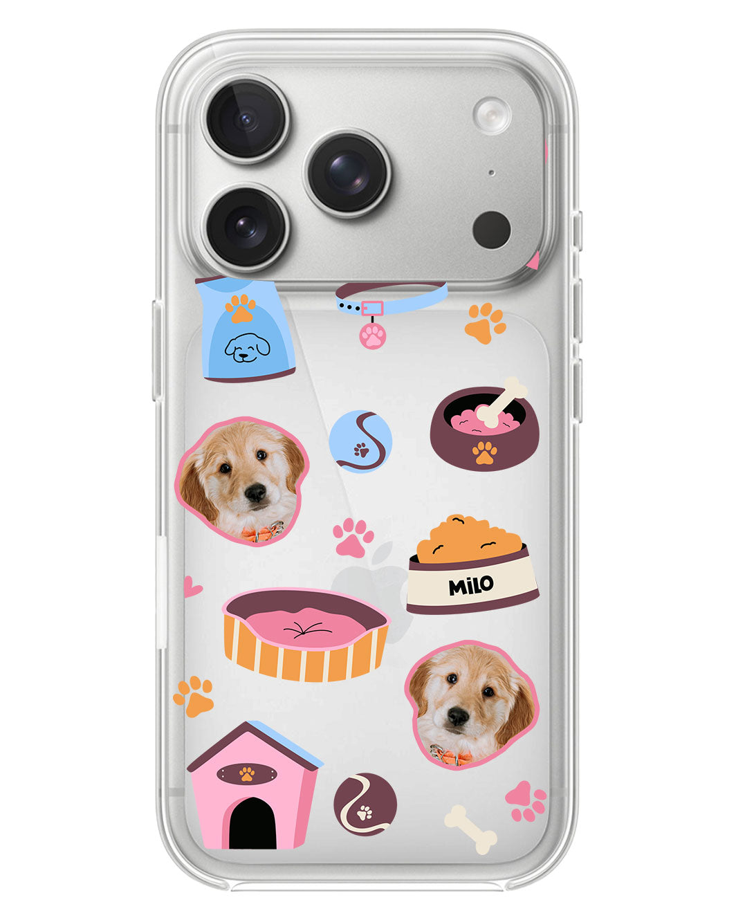 iPhone Rearguard Hybrid - Pet Grid Puppy Cozy Day