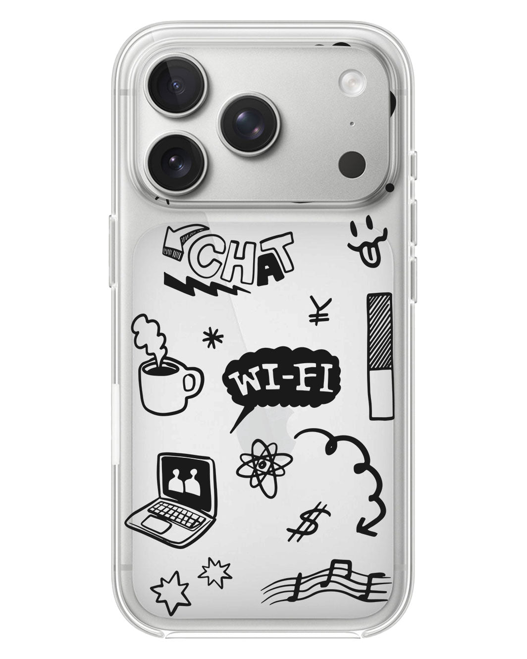 iPhone Rearguard Hybrid - Social Black