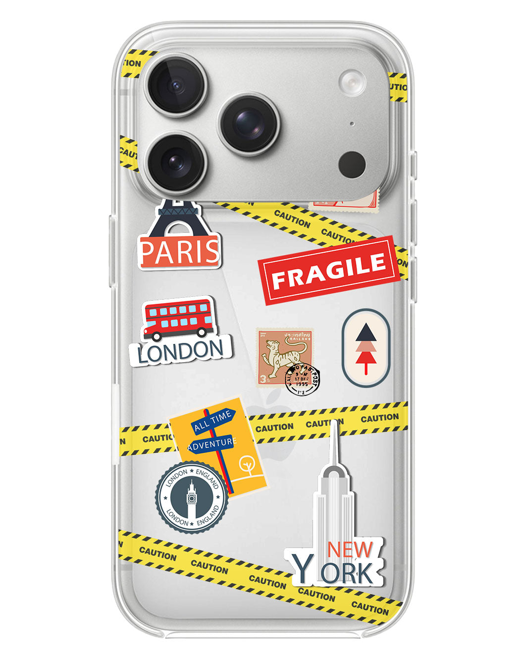 iPhone Rearguard Hybrid - Travel Stickers