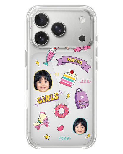 iPhone Rearguard Hybrid - Face Grid Comic