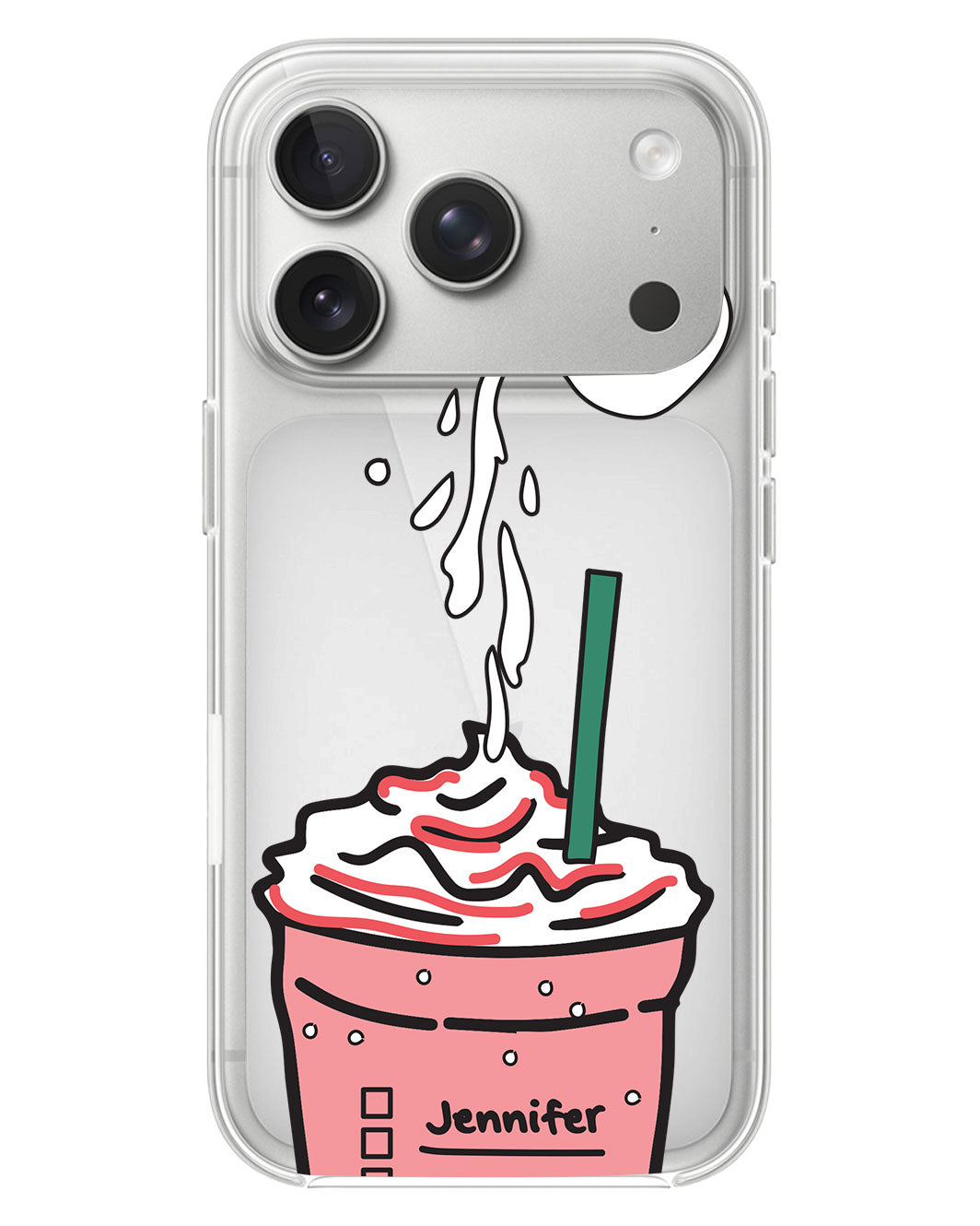 iPhone Rearguard Hybrid - Raspberry Frappe