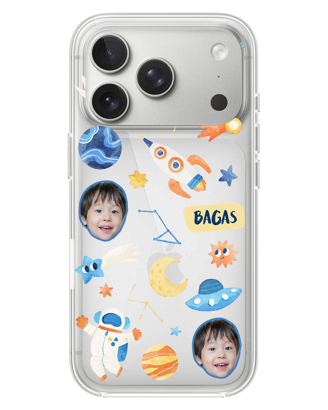 iPhone Rearguard Hybrid - Face Grid Astronaut