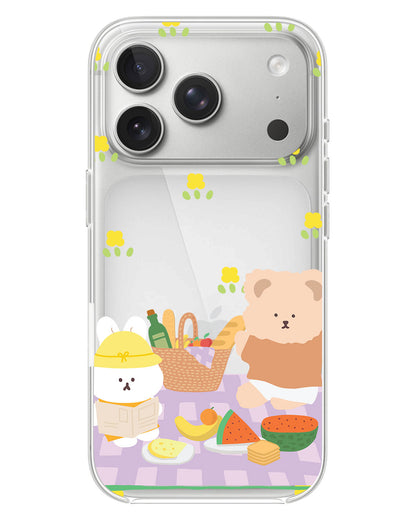 iPhone Rearguard Hybrid - Picnic Bear Lilac