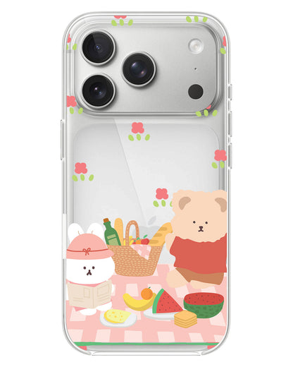 iPhone Rearguard Hybrid - Picnic Bear Pink
