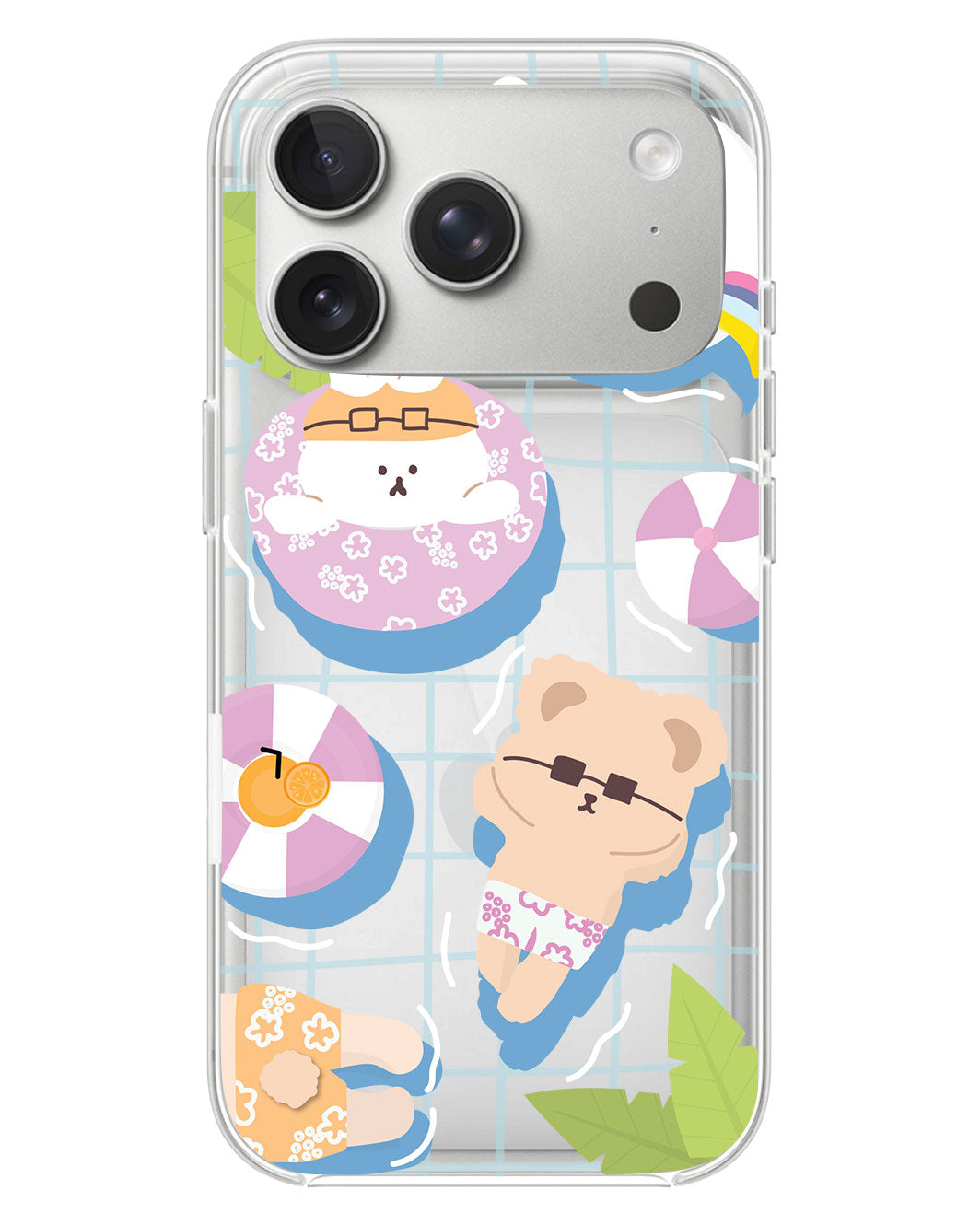 iPhone Rearguard Hybrid - Pool Party Pink