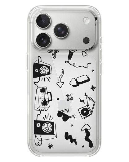 iPhone Rearguard Hybrid - Rock n Roll Black