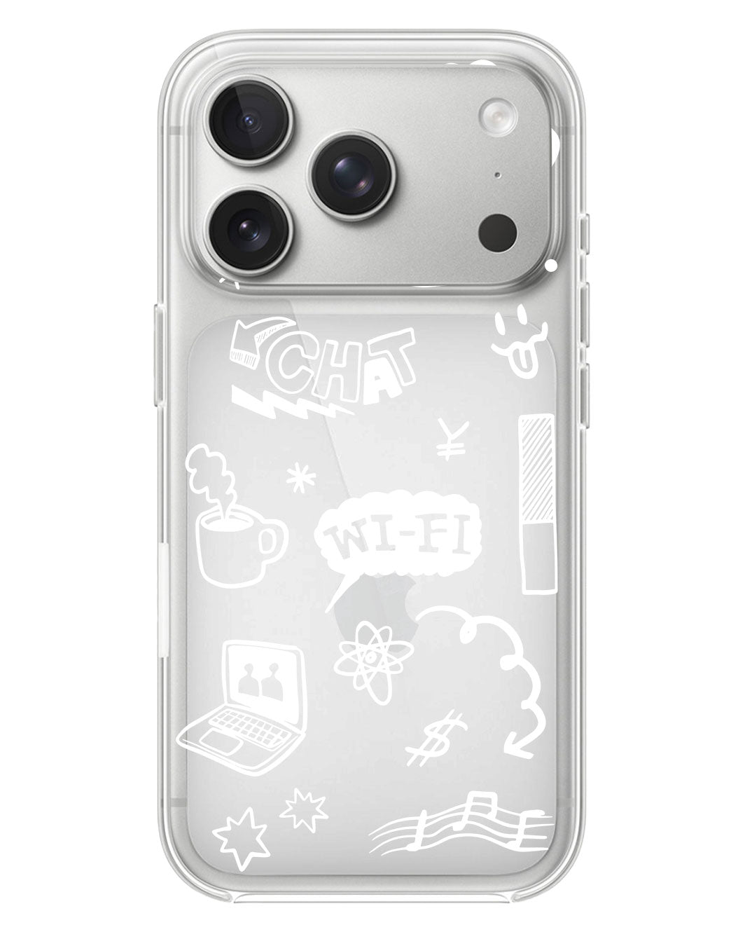 iPhone Rearguard Hybrid - Social White
