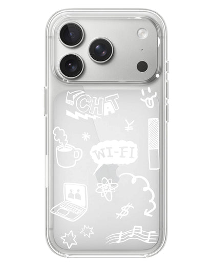 iPhone Rearguard Hybrid - Social White