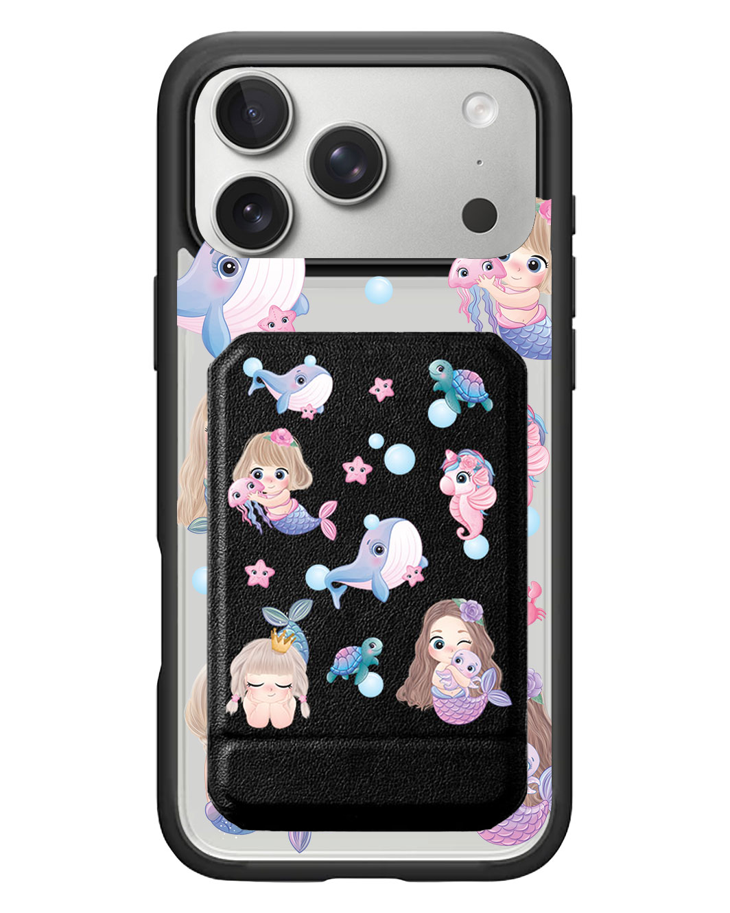 iPhone Magnetic Multifold Wallet - Little Mermaid