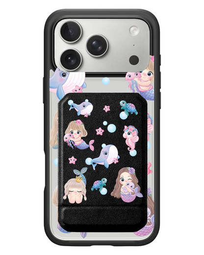 iPhone Magnetic Multifold Wallet - Little Mermaid