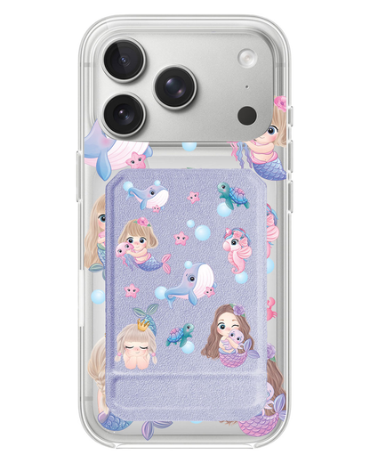 iPhone Magnetic Multifold Wallet - Little Mermaid