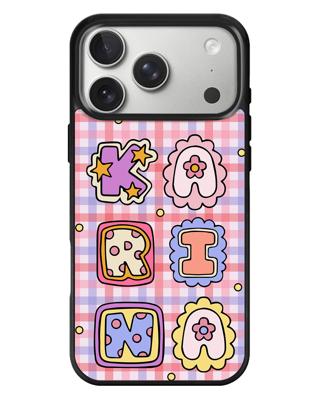 iPhone Standee Grip Case - Adorable Monogram 2.0