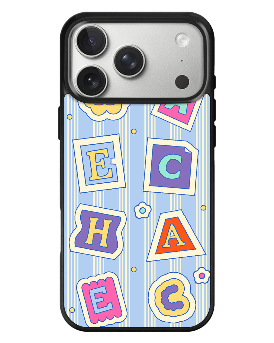 iPhone Standee Grip Case - Adorable Monogram 3.0