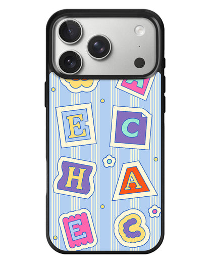 iPhone Standee Grip Case - Adorable Monogram 3.0