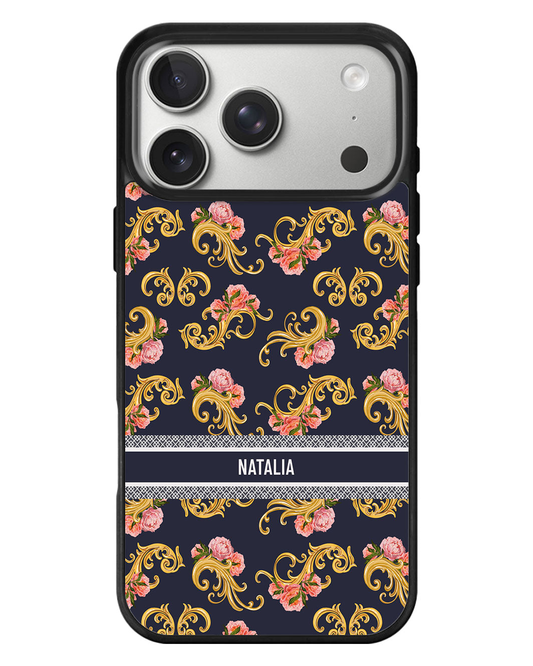 iPhone Standee Grip Case - Baroque Rose
