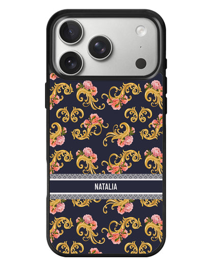 iPhone Standee Grip Case - Baroque Rose