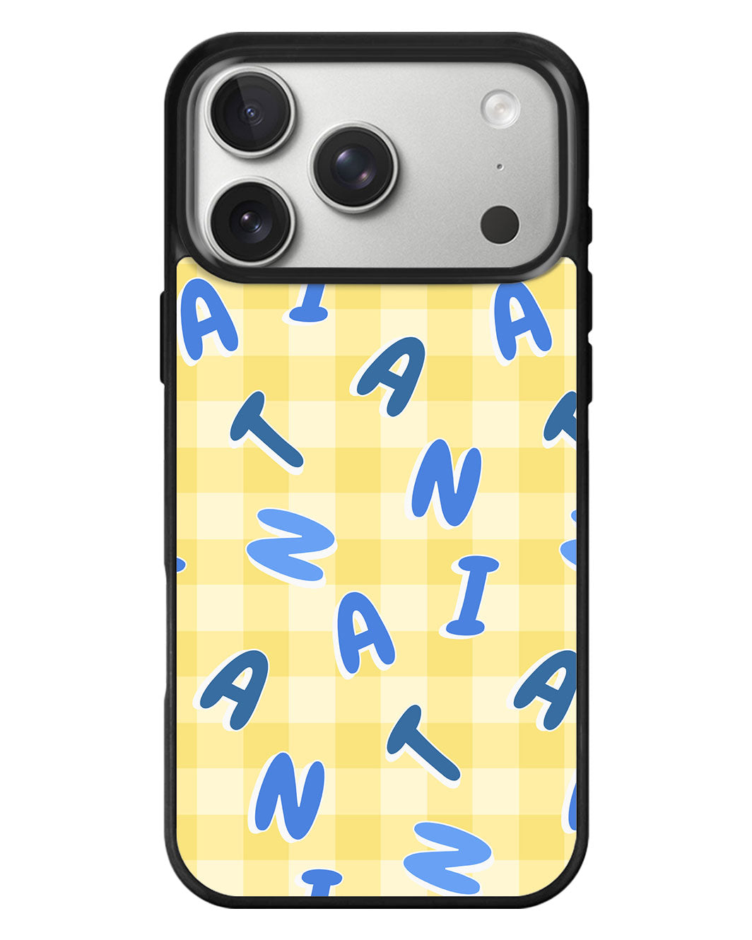 iPhone Standee Grip Case - Checkered Monogram 3.0