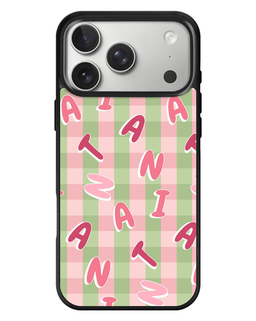 iPhone Standee Grip Case - Checkered Monogram 4.0