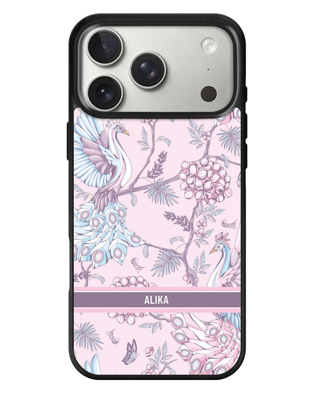 iPhone Standee Grip Case - Peacock Pink