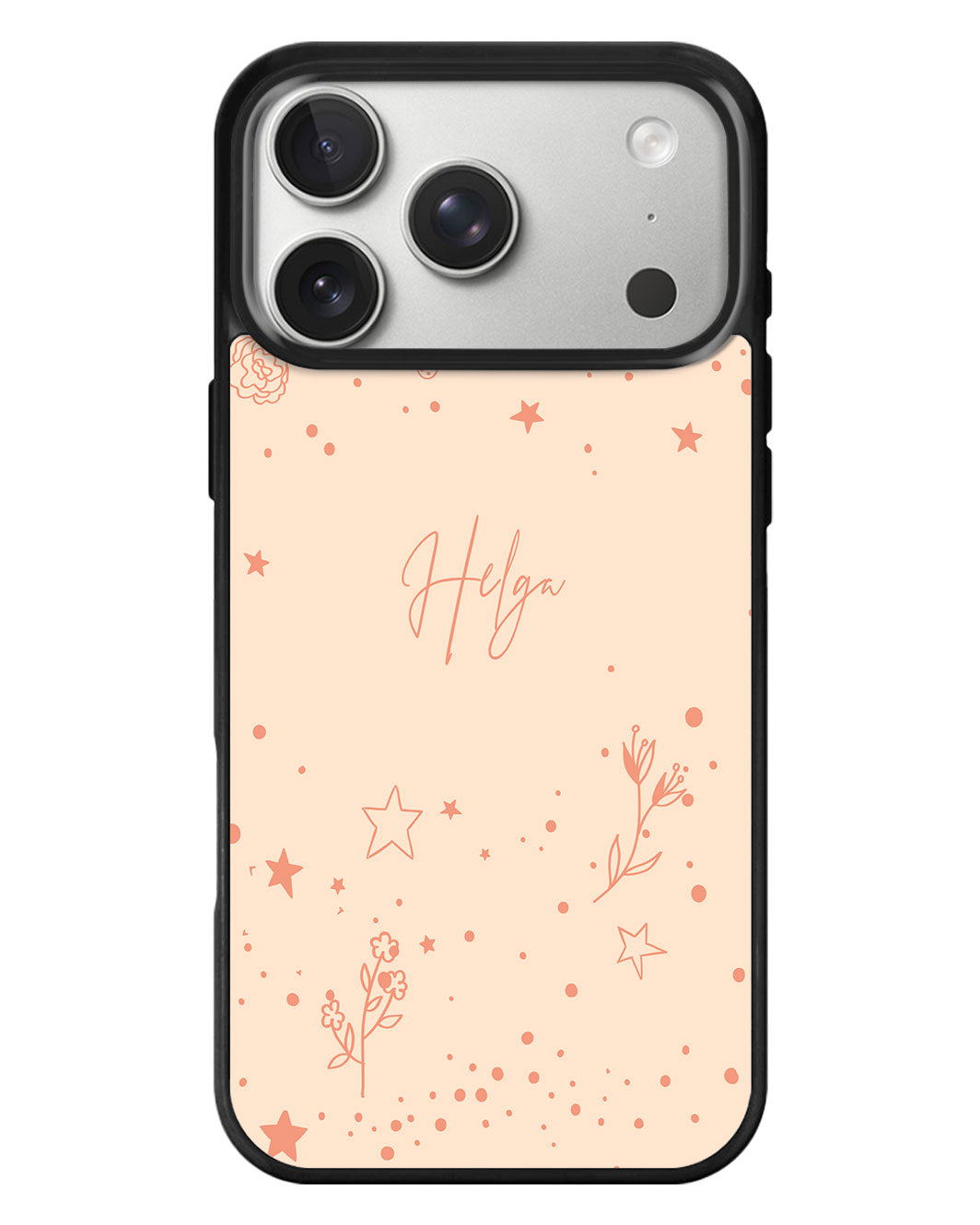 iPhone Standee Grip Case - Coral Constellation