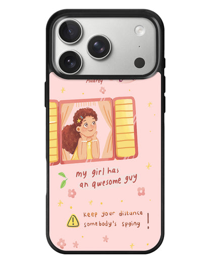 iPhone Standee Grip Case - Crush Girl (Couple Case)