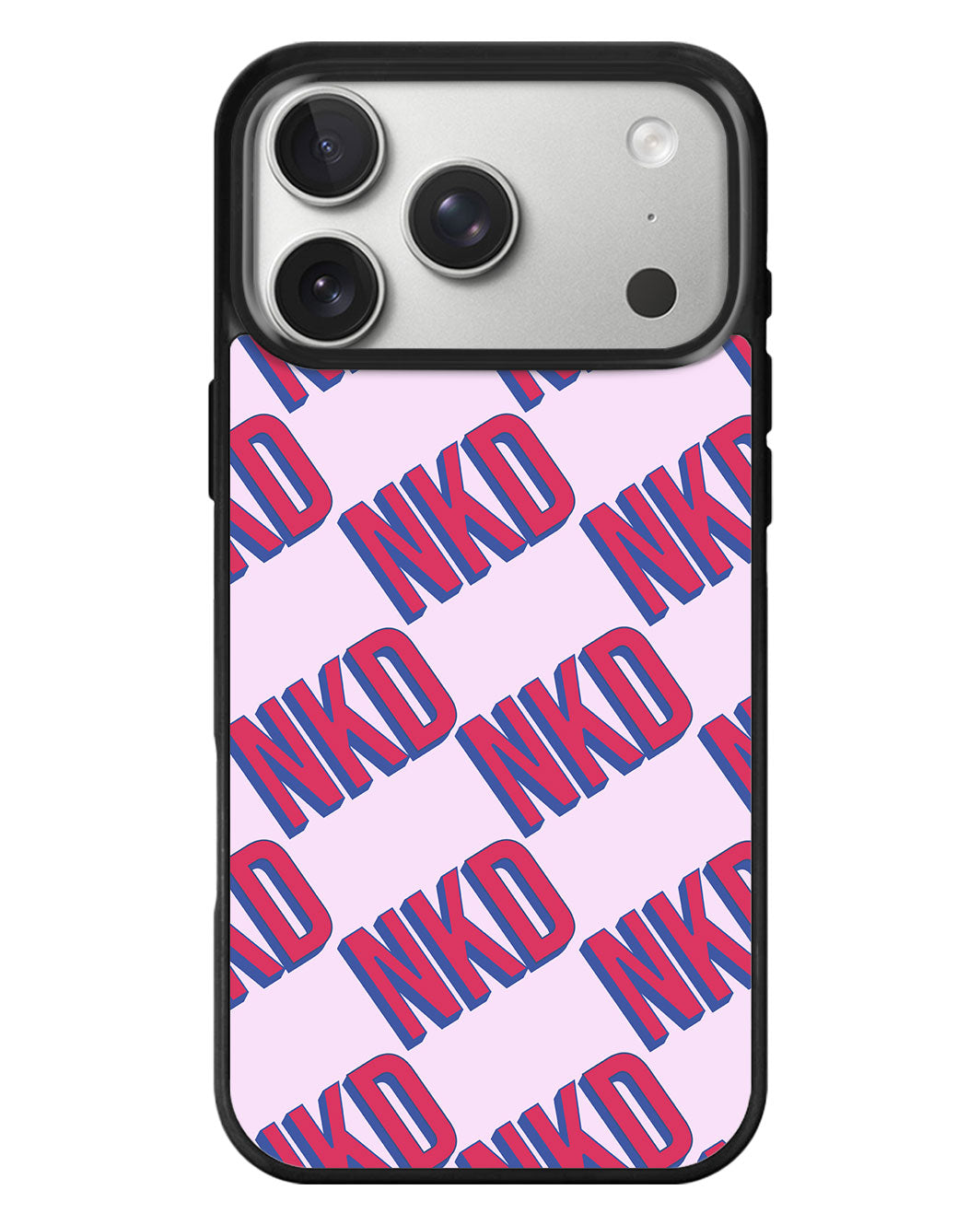 iPhone Standee Grip Case - Diagonal Initial Monogram 2.0