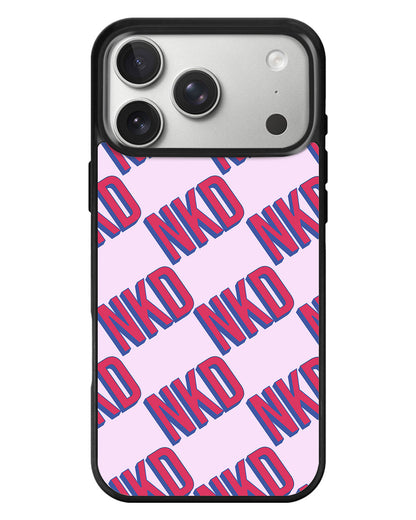 iPhone Standee Grip Case - Diagonal Initial Monogram 2.0