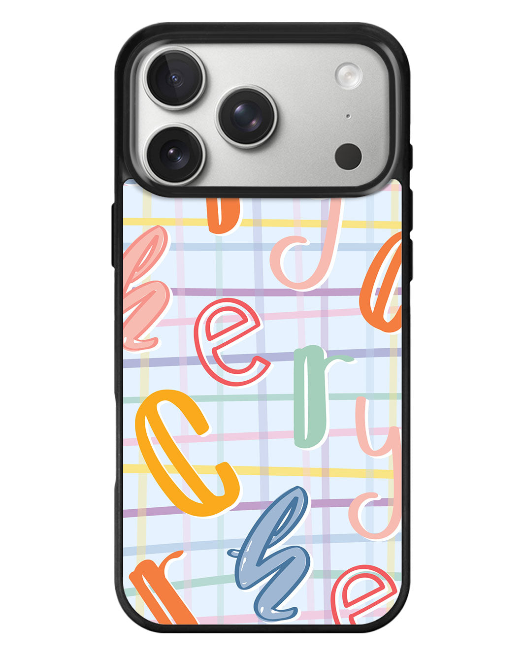 iPhone Standee Grip Case - Doodle Monogram 1.0