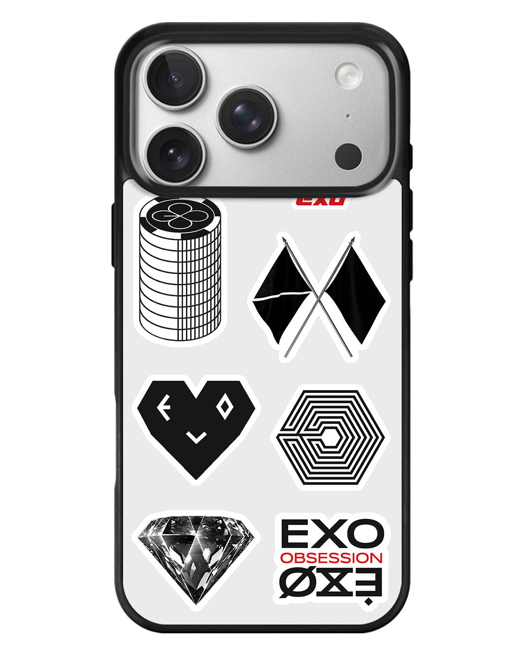 iPhone Standee Grip Case - EXO Sticker Pack