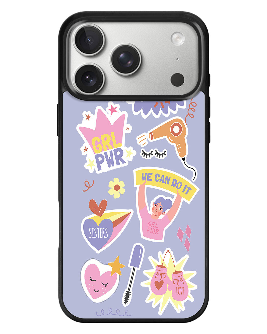 iPhone Standee Grip Case - Girl Power Sticker Pack