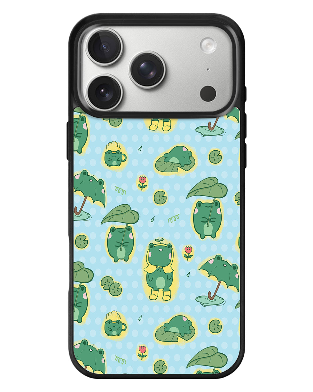 iPhone Standee Grip Case - Happy Rain