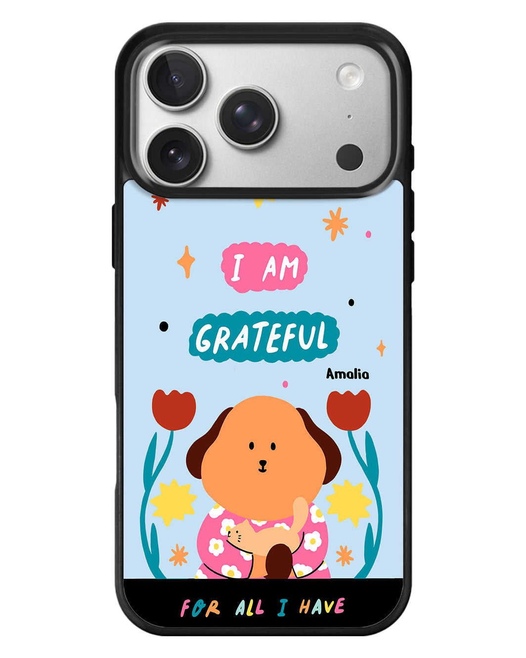 iPhone Standee Grip Case - Kiku And The Cat