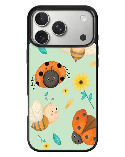 iPhone Standee Grip Case - Lady Bug & Bee