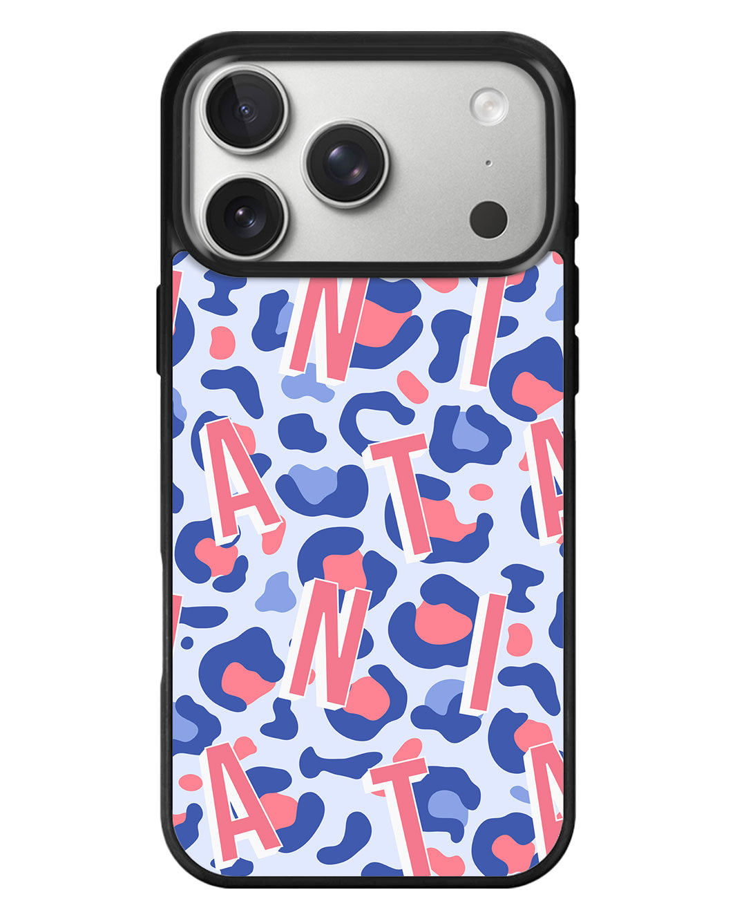 iPhone Standee Grip Case - Leopard Monogram 1.0