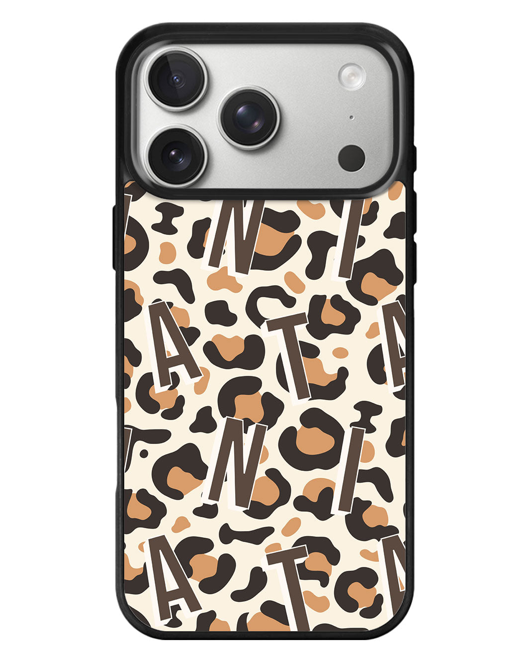 iPhone Standee Grip Case - Leopard Monogram 2.0