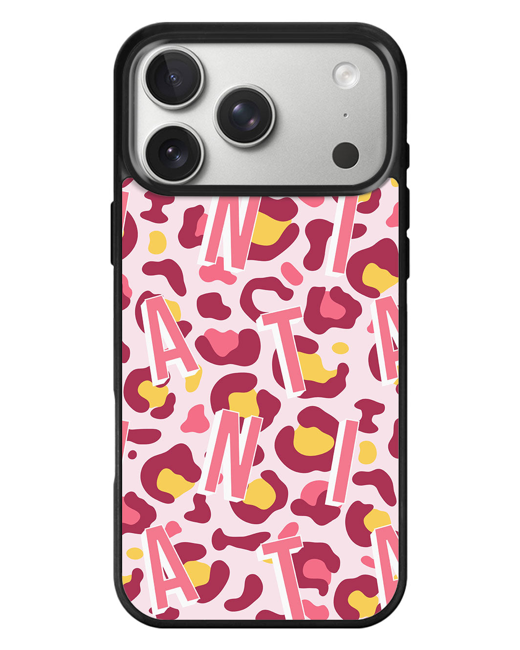 iPhone Standee Grip Case - Leopard Monogram 3.0