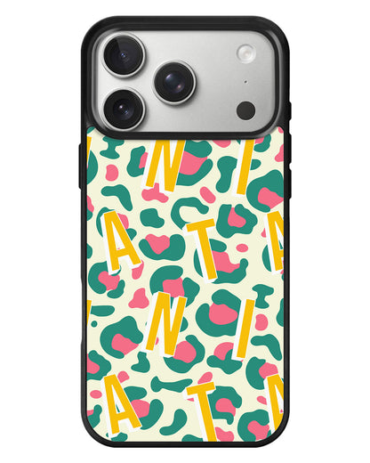 iPhone Standee Grip Case - Leopard Monogram 4.0