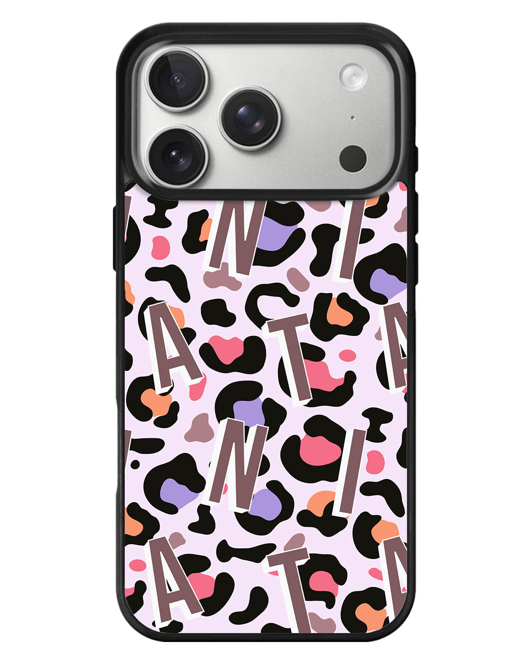 iPhone Standee Grip Case - Leopard Monogram 5.0
