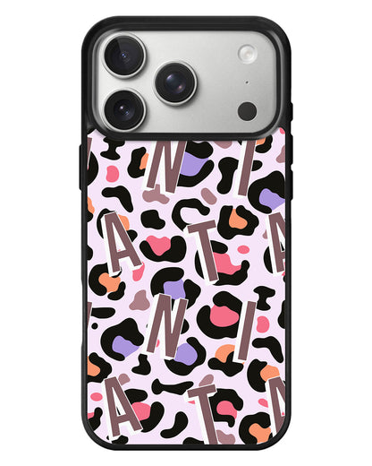 iPhone Standee Grip Case - Leopard Monogram 5.0