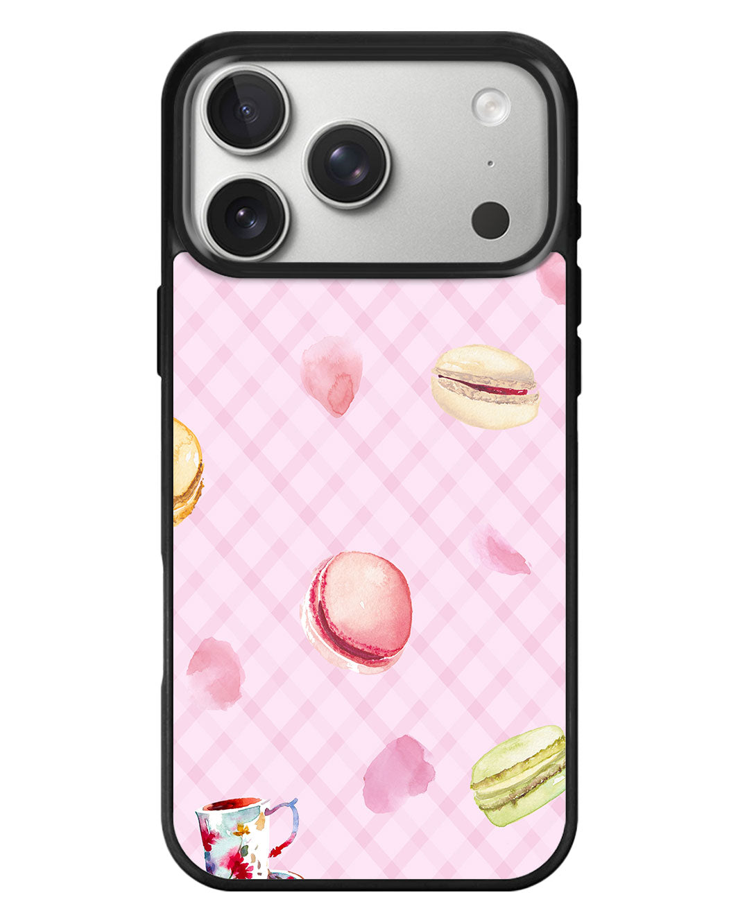 iPhone Standee Grip Case - Macarons and the Teacup