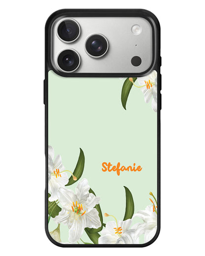 iPhone Standee Grip Case - May Lily of the Valley