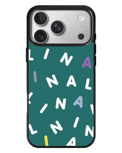 iPhone Standee Grip Case - Monogram 2.0 White