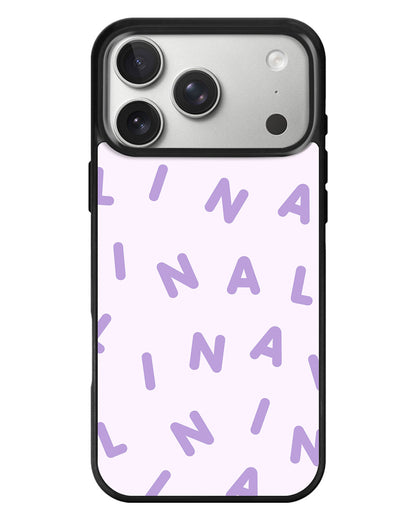 iPhone Standee Grip Case - Monogram 2.0 Lilac